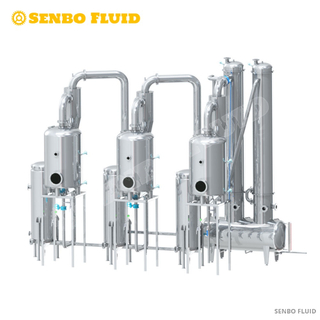 Stainless Steel Falling Film Evaporator for Plant Extract Concentration