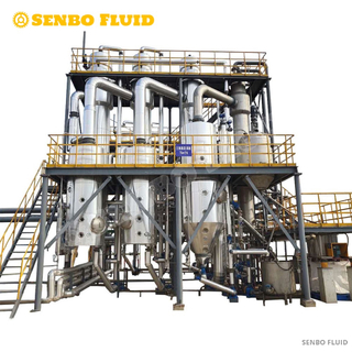 Multi effect falling film evaporator