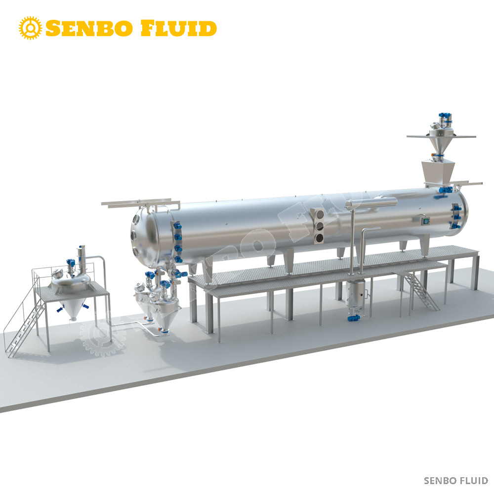 Solid vacuum belt dryer for lithium battery materials