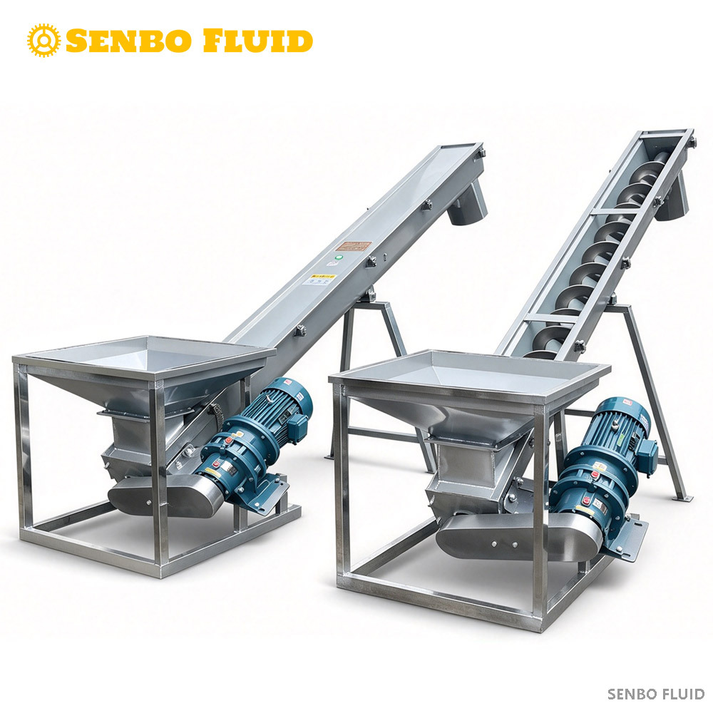 Industrial Tubular Screw Conveyor for Plant Extraction Production Line