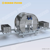 Solvent wetting mixer