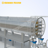 Solid vacuum belt dryer for lithium battery materials