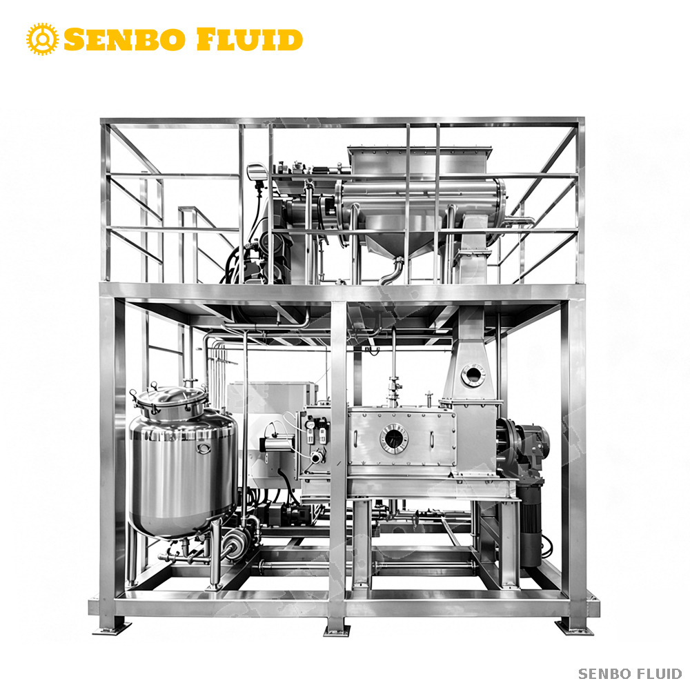 Multistage Plug Flow Countercurrent Extraction Reactor Unit Machine Equipment