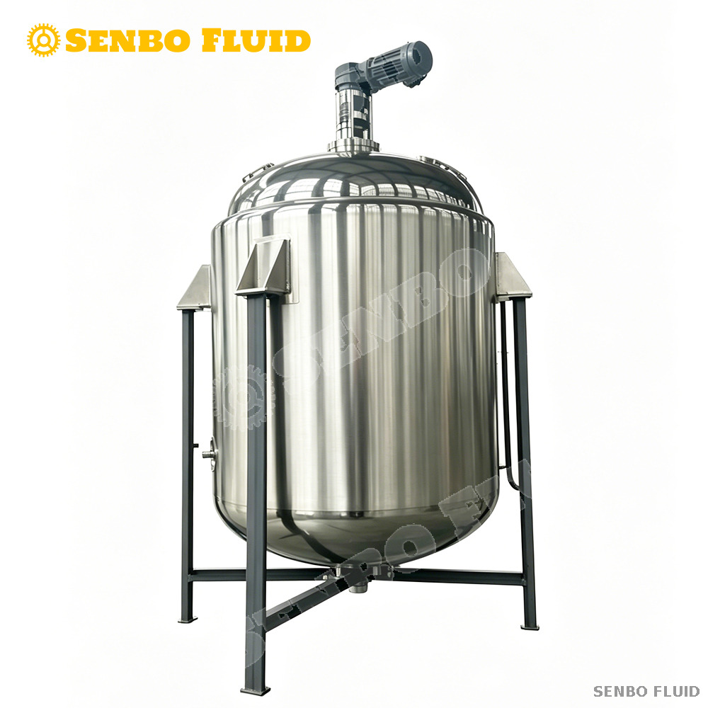 stainless steel heating mixing tank