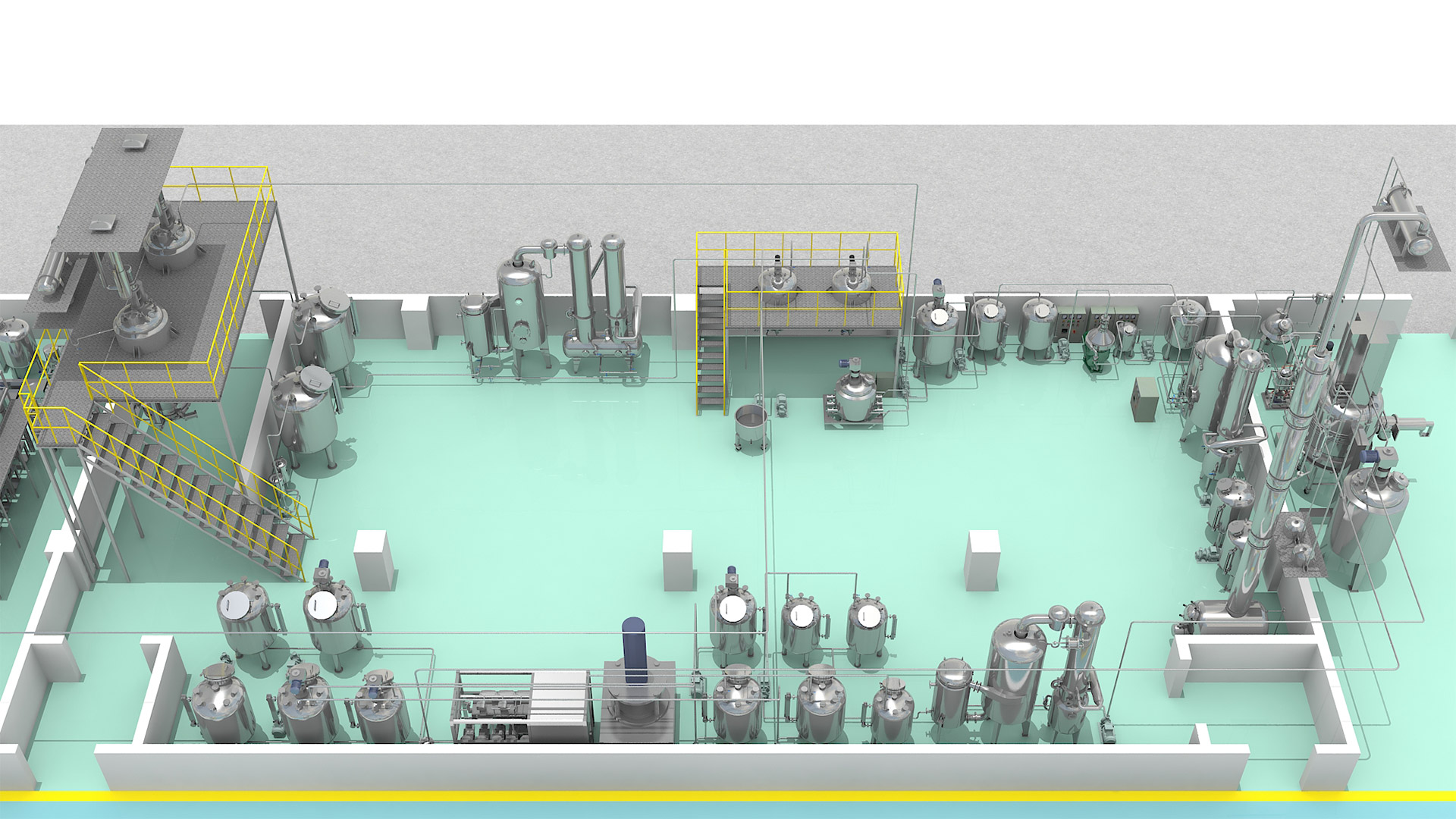 Plant extraction production line